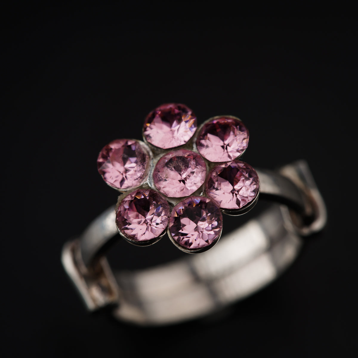Silver Ring : Pink