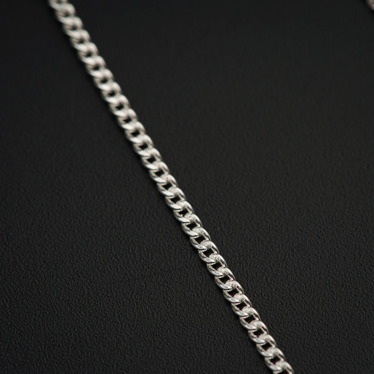 Silver Chain Mangalsutra Mogra jewelry from House of Aadyaa