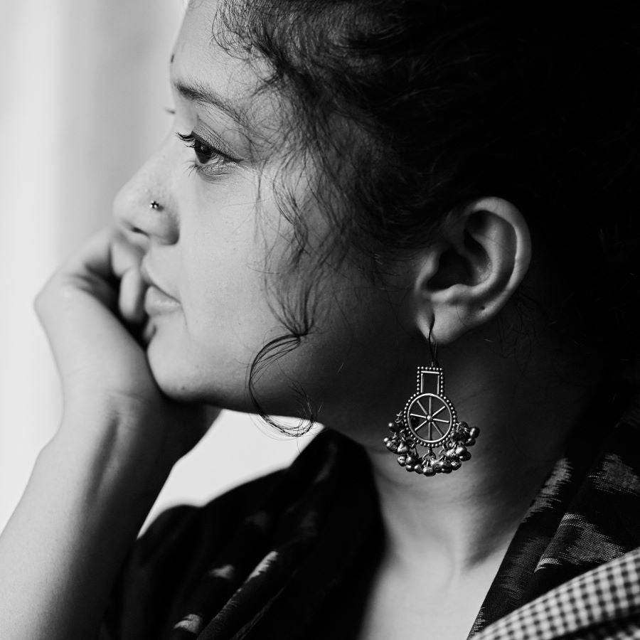 Chakra Filigree Ghungroo Earrings: Hook Style