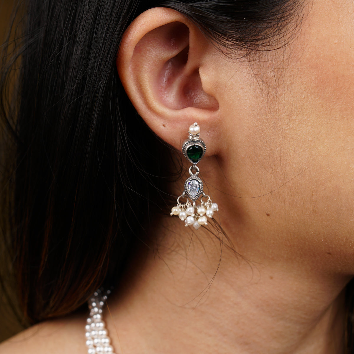 Tanmani Set with High Quality Pearls
