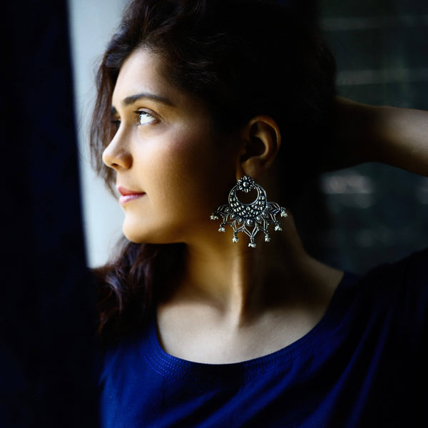 Chandbali (Saleha) | 92.5 silver | Size : Large