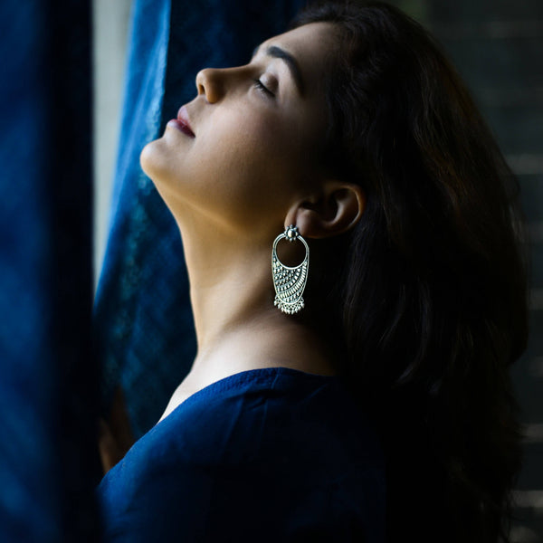 Chandbali ( Aalya ) | 92.5 silver | Size : Large