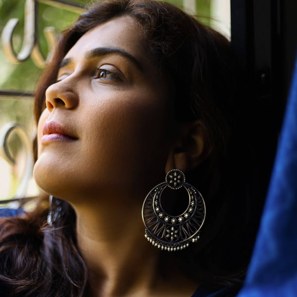 Chandbali ( Aafreen ) | 92.5 silver | size : large