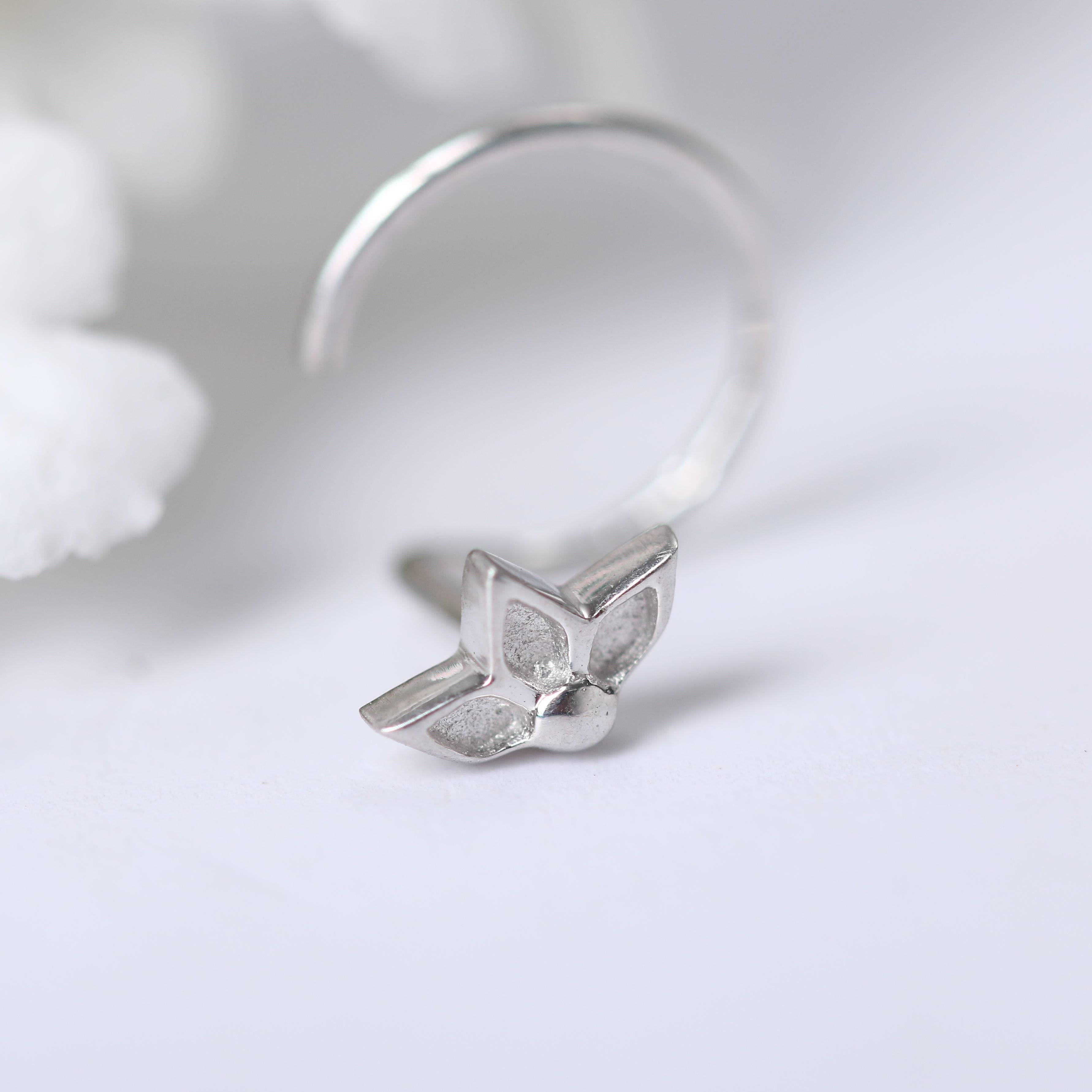 Petals Nose pin ( Pierced )