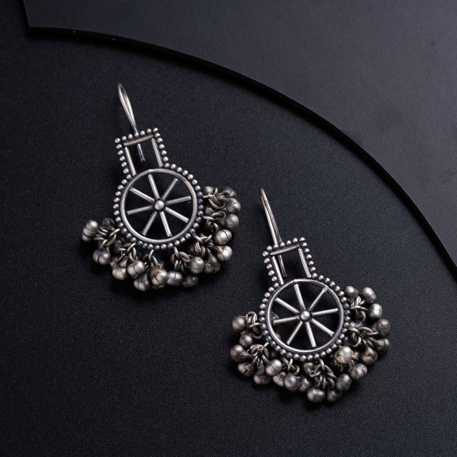 Chakra Filigree Ghungroo Earrings: Hook Style