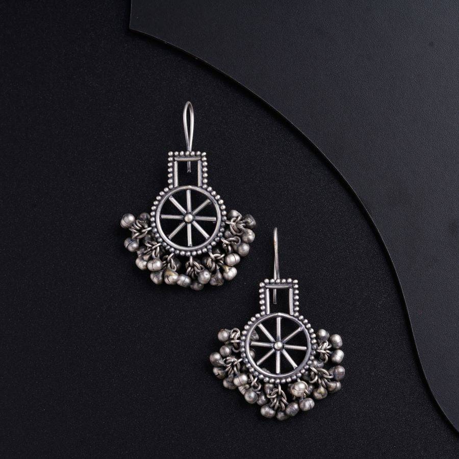 Chakra Filigree Ghungroo Earrings: Hook Style