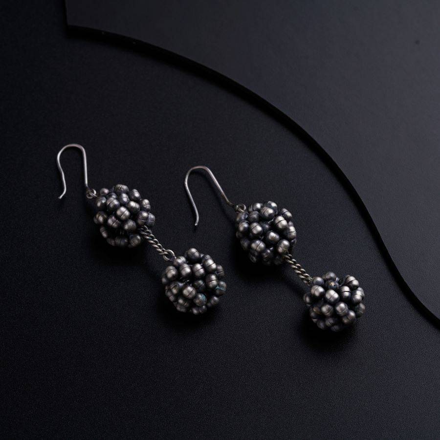 Ghungroo Bunch Earrings (Double): Hook Style