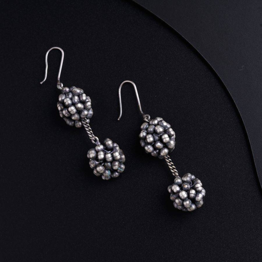 Ghungroo Bunch Earrings (Double): Hook Style