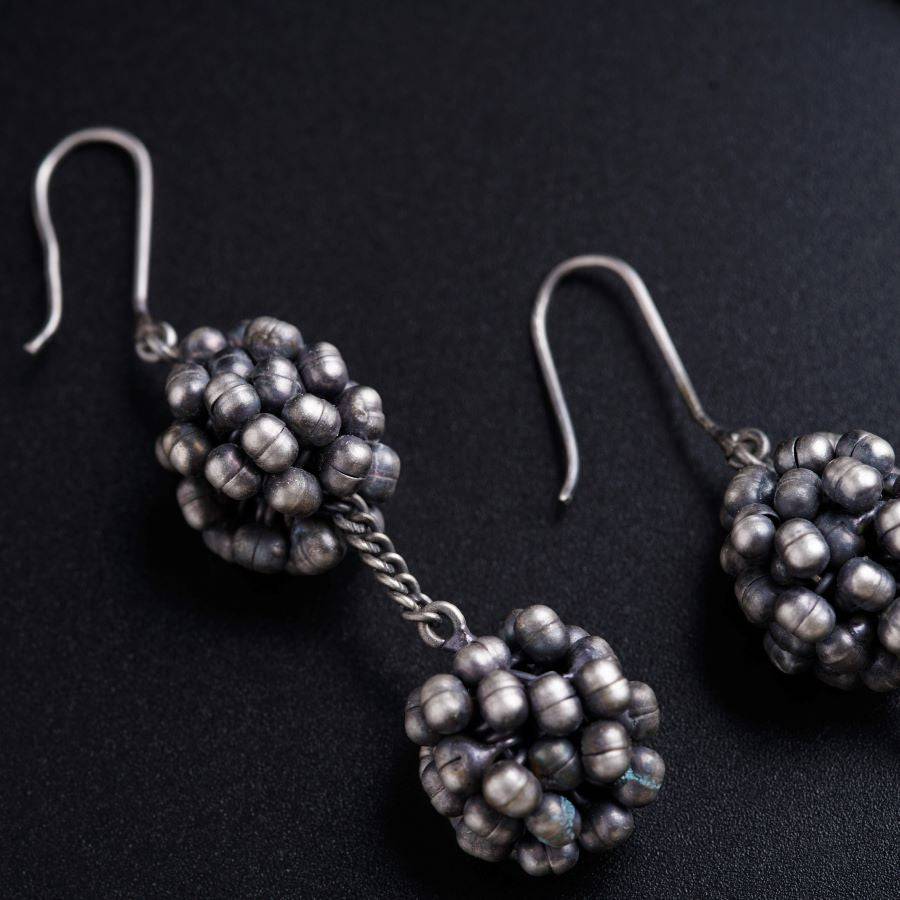 Ghungroo Bunch Earrings (Double): Hook Style