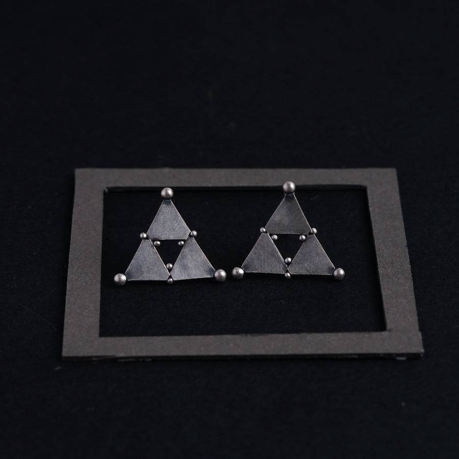 Straight and Slant - Earrings