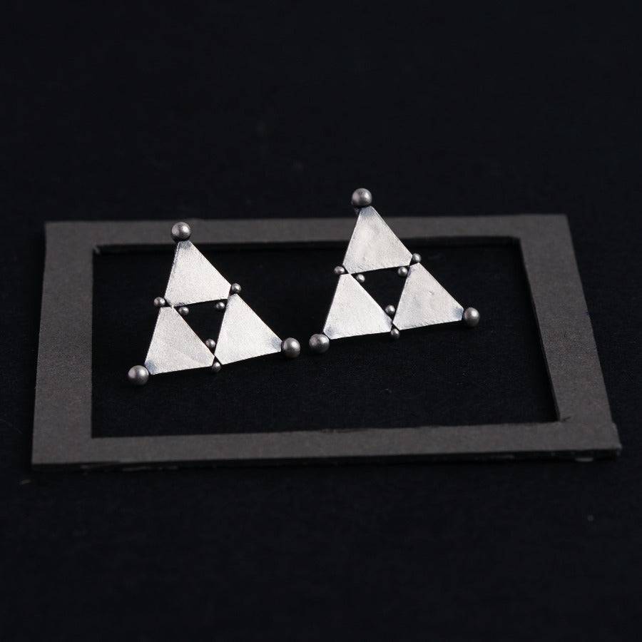 Straight and Slant - Earrings