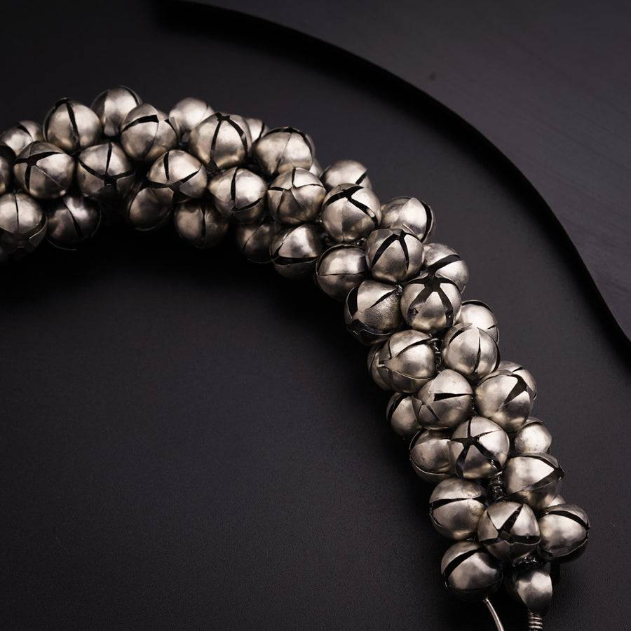 a bunch of bells that are sitting on a table