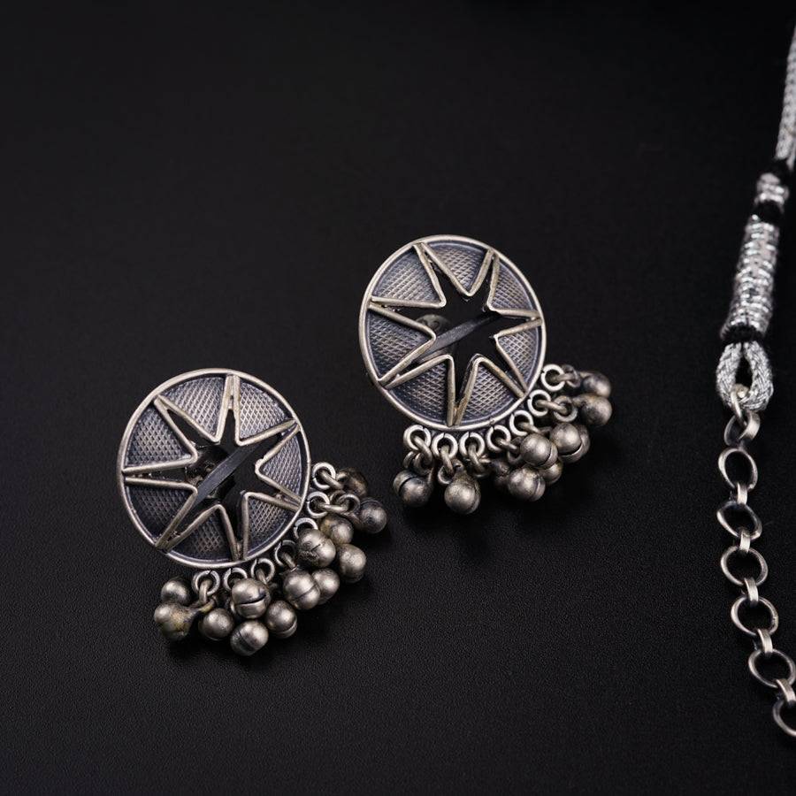 Silver Handmade Choker Set : Ghungroo