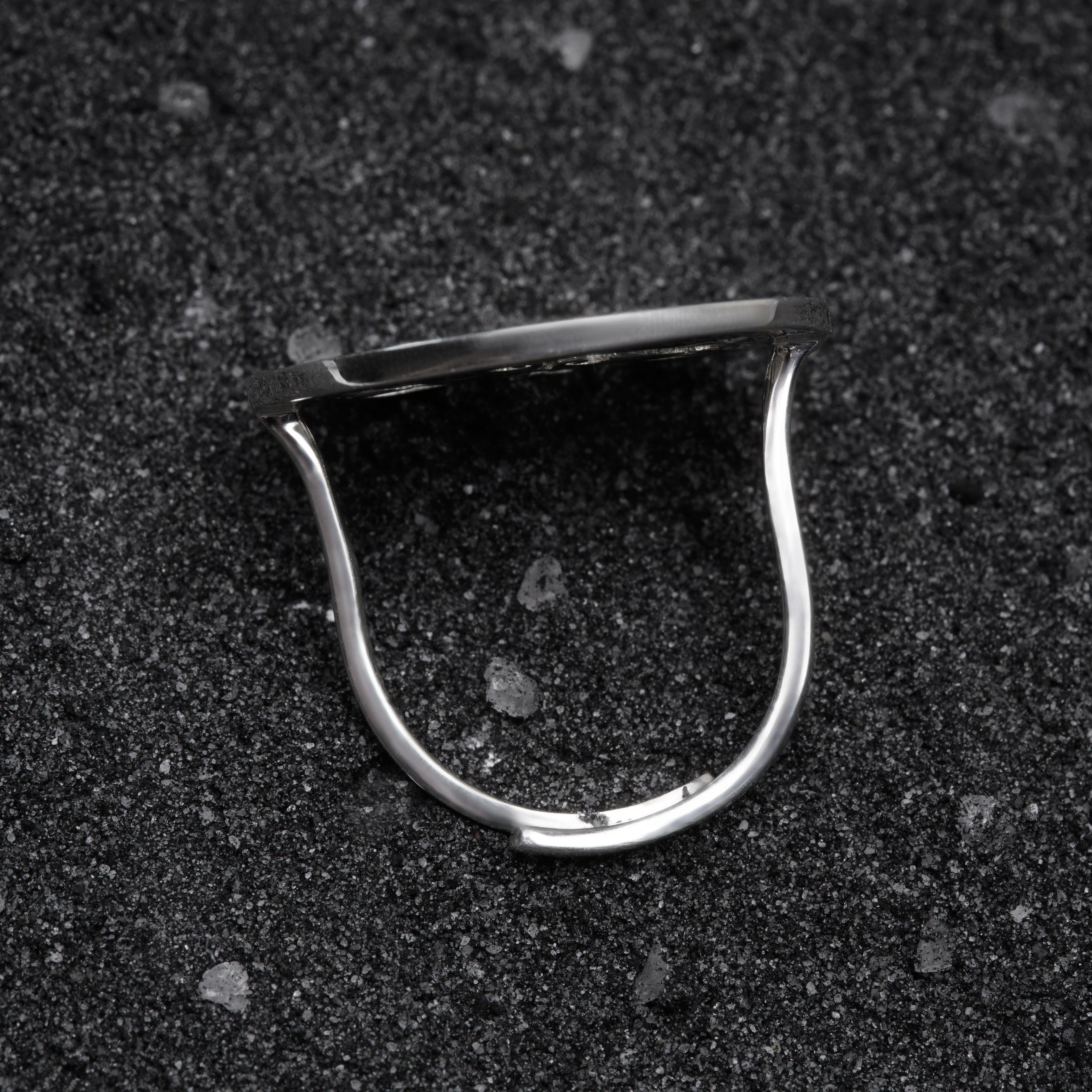 Gemini / मिथून Silver Ring for Men