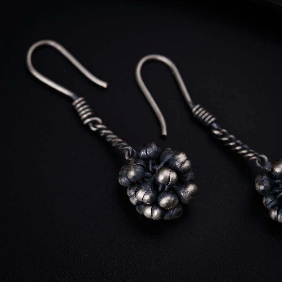 Ghungroo Bunch Earrings (Single): Hook Style
