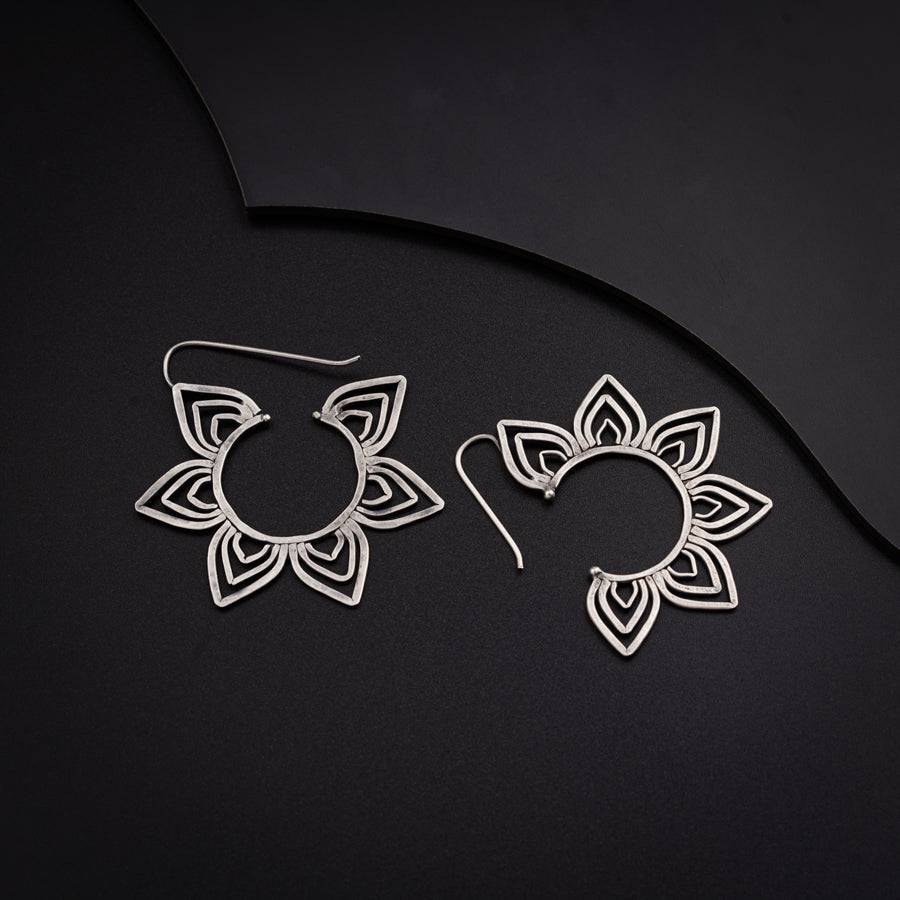 Kumudini ( Lily ) Hammered Earring