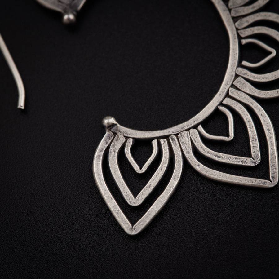 Kumudini ( Lily ) Hammered Earring