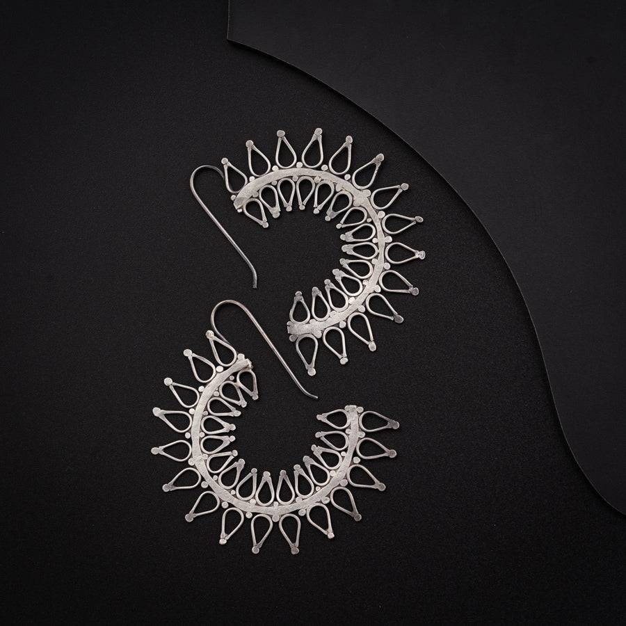 Ranphool (Wildflower) Hammered Earring