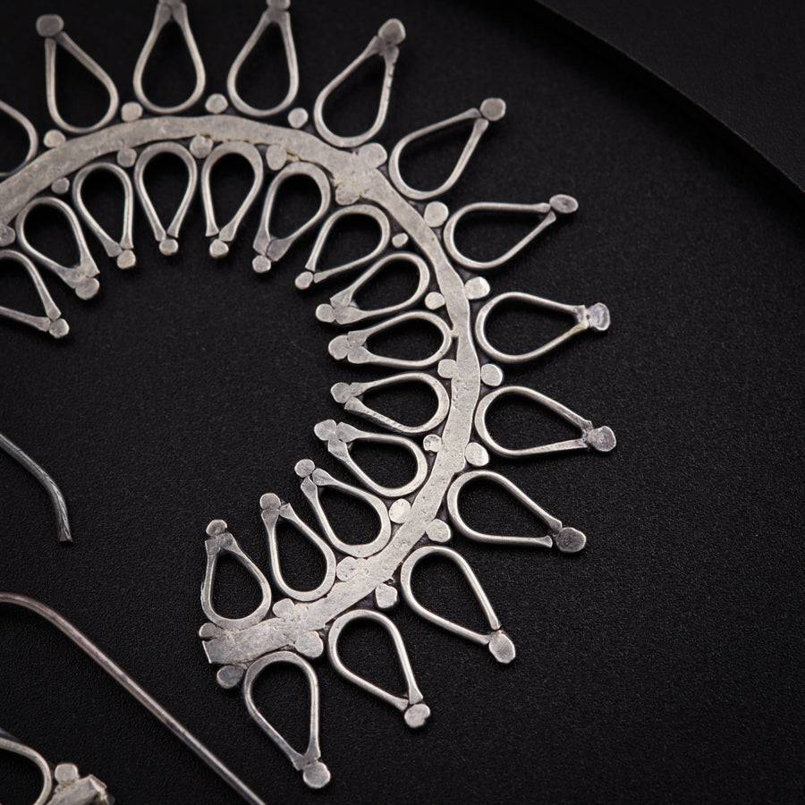 Ranphool (Wildflower) Hammered Earring