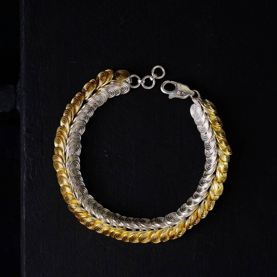 a multi colored bracelet on a black background