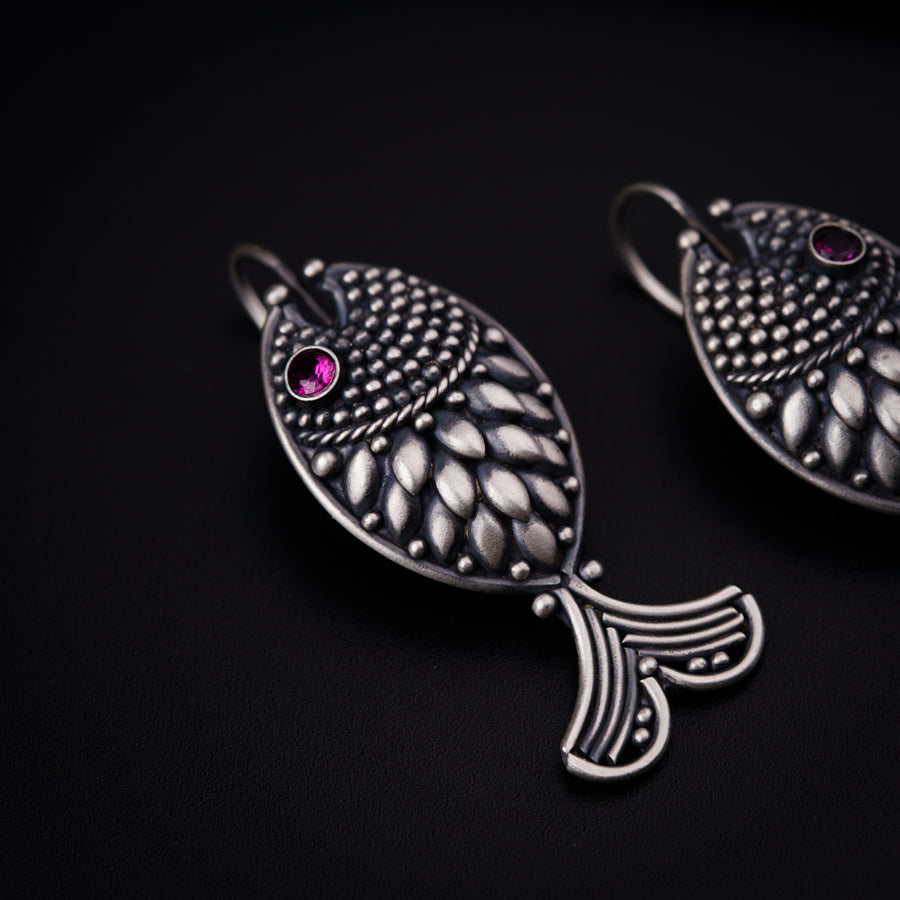 Fish Earrings: Hook Style