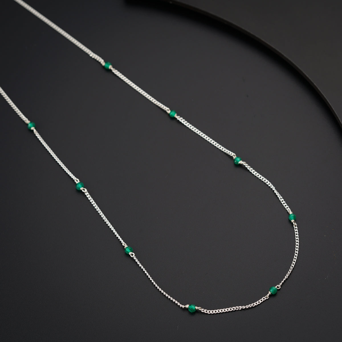 Green Onyx Chain: Short