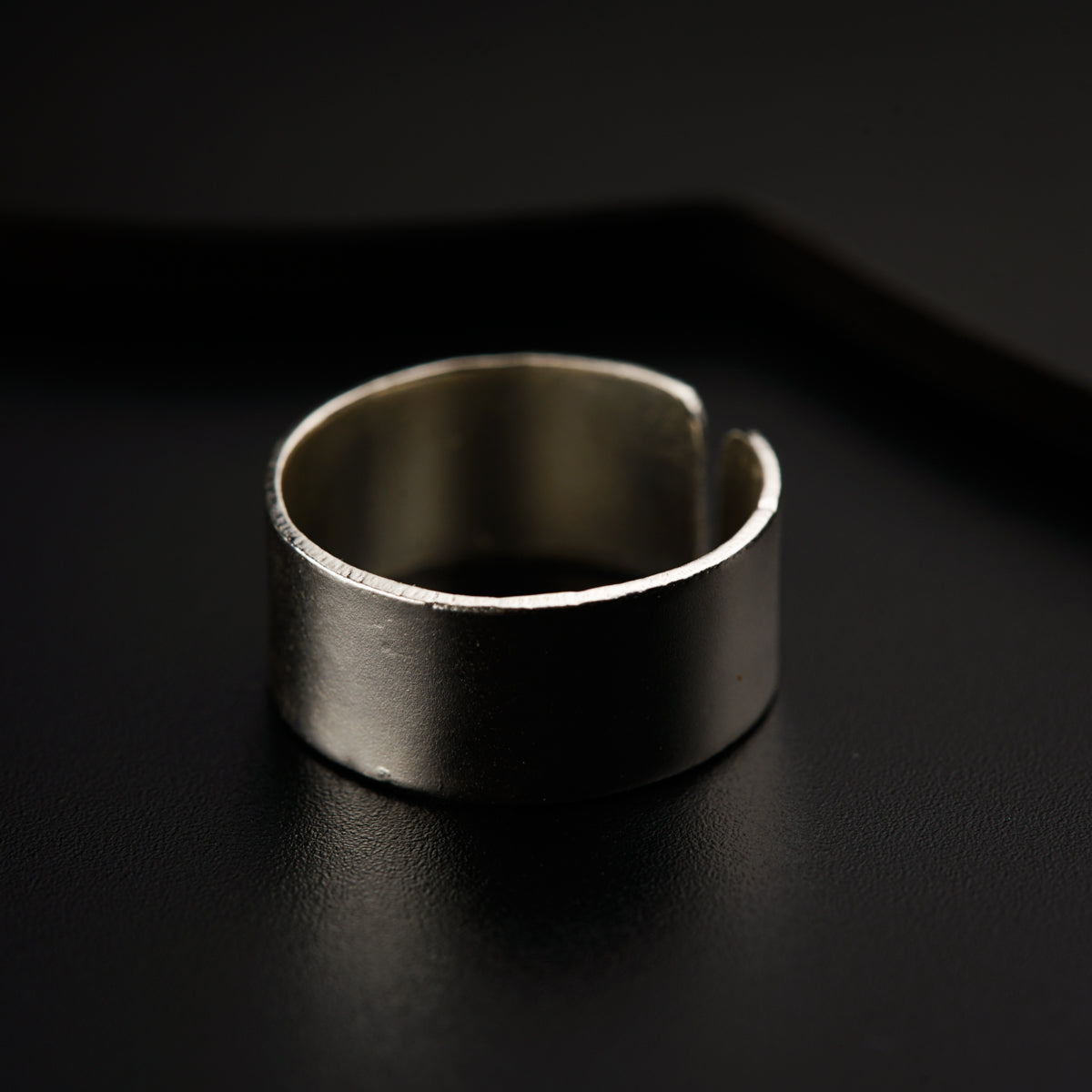 a close up of a ring on a table