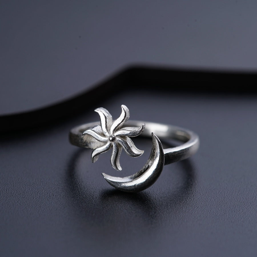 a close up of a ring on a table