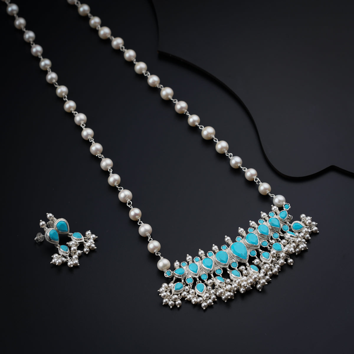 Turquoise Tanmani Set