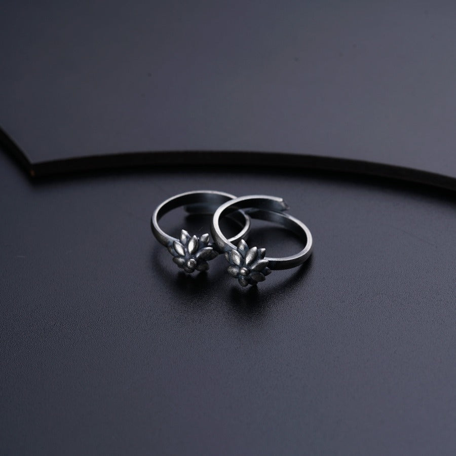 a pair of rings sitting on top of a table