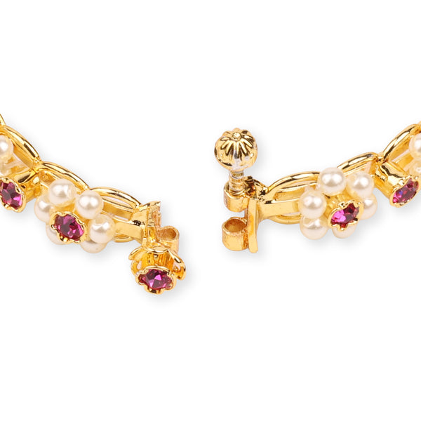 22K Gold Plated Fashion Pearl Tode