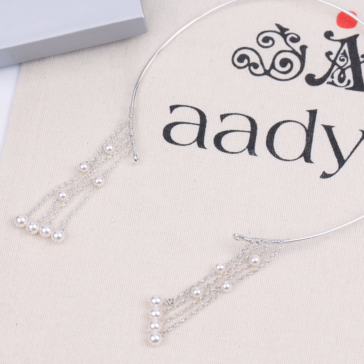 Dangling Pearl Hasli Necklace (Project Handmade)