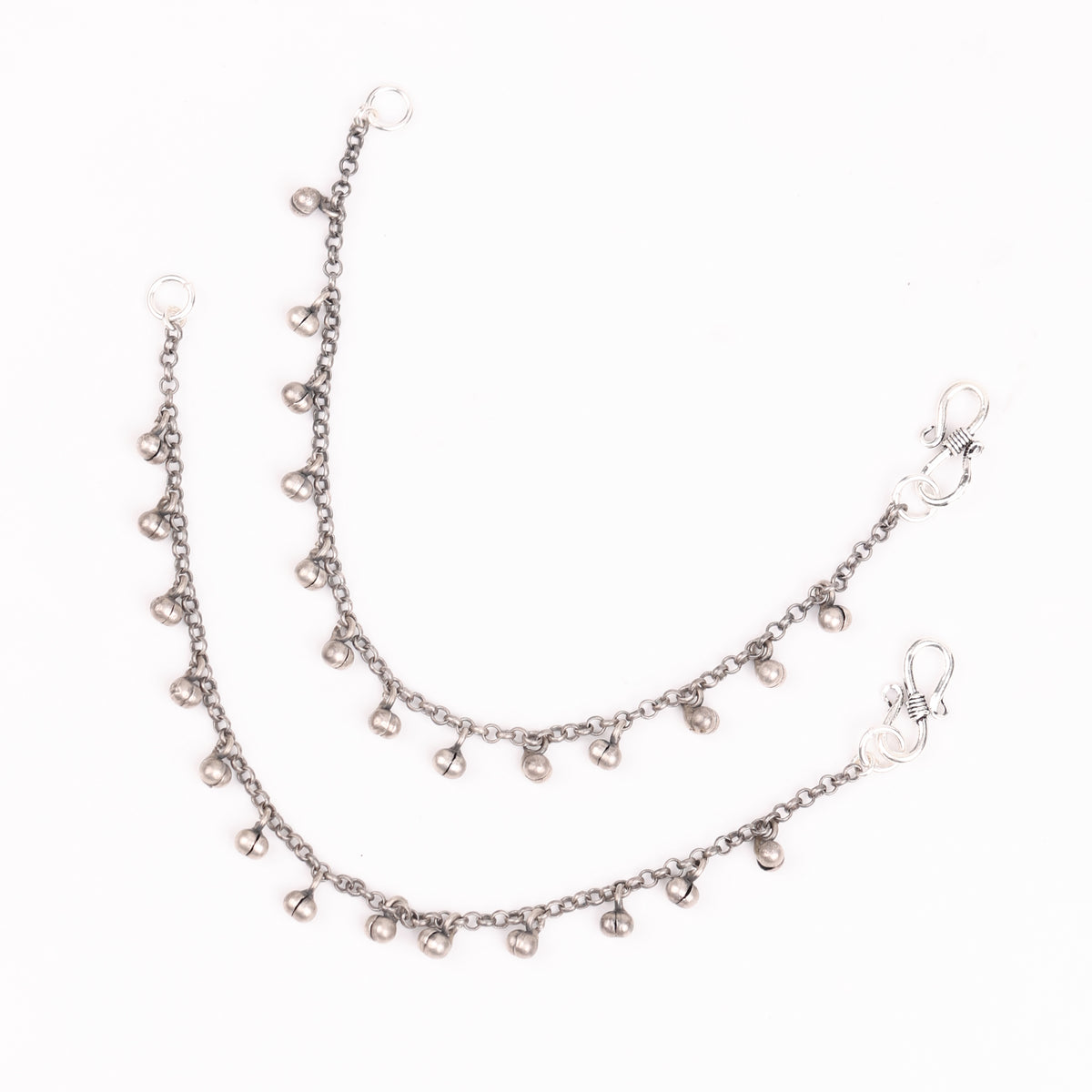Oxidised Silver Ghungroo Vel (Project Handmade)