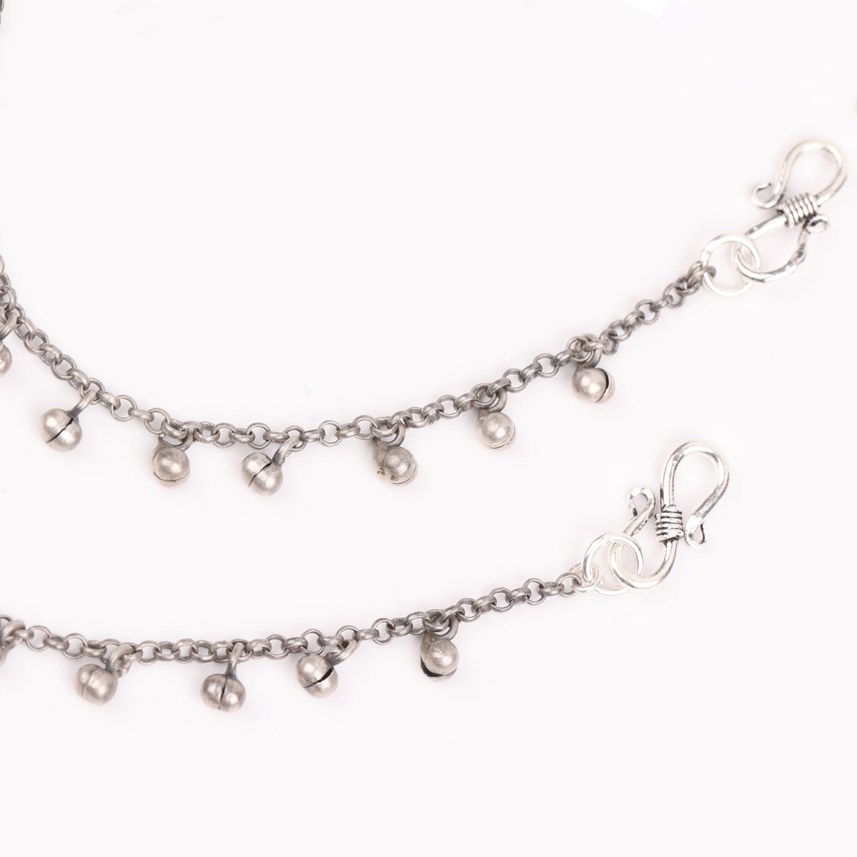 Oxidised Silver Ghungroo Vel (Project Handmade)