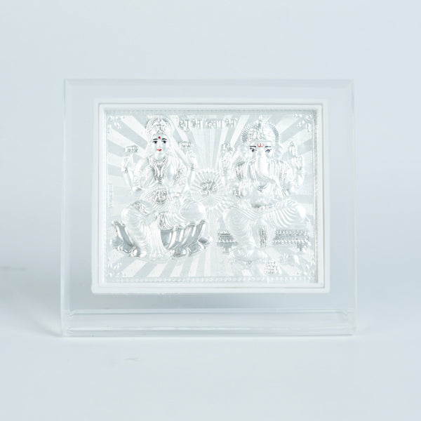 Lakshmi Ganesh Frame | 92.5 Silver