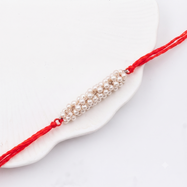 Handmade Pearl Rakhi