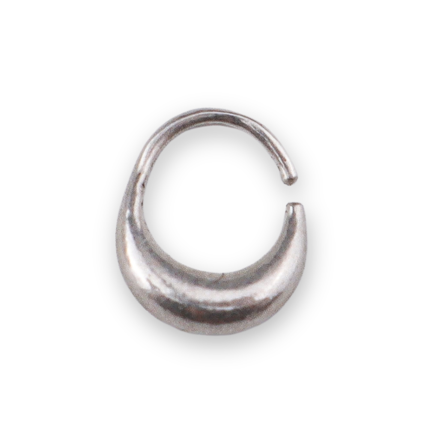 Silver Septum Nose Ring (Pierced)