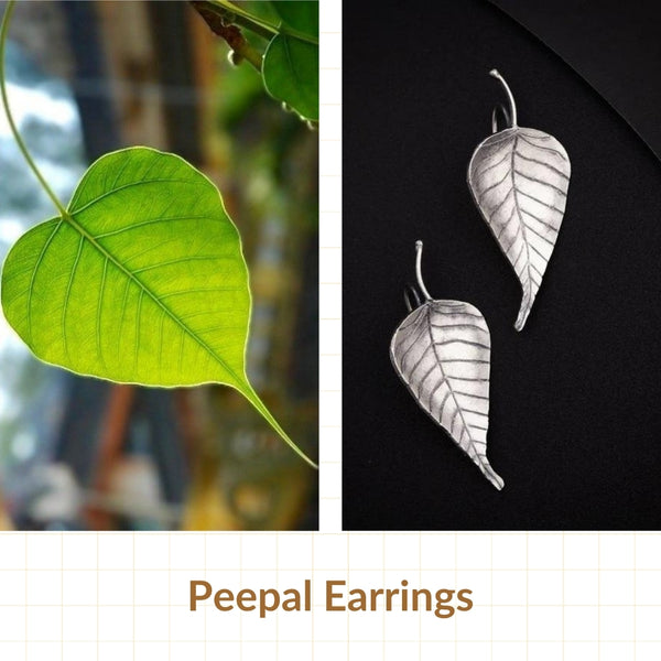 Mini Peepal Earrings