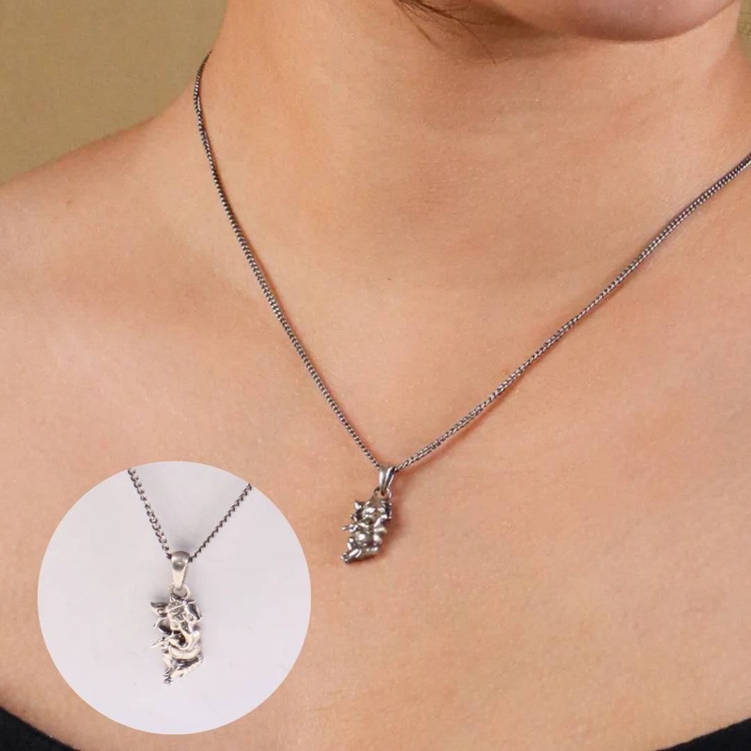 Bal Ganesh Pendant Necklace