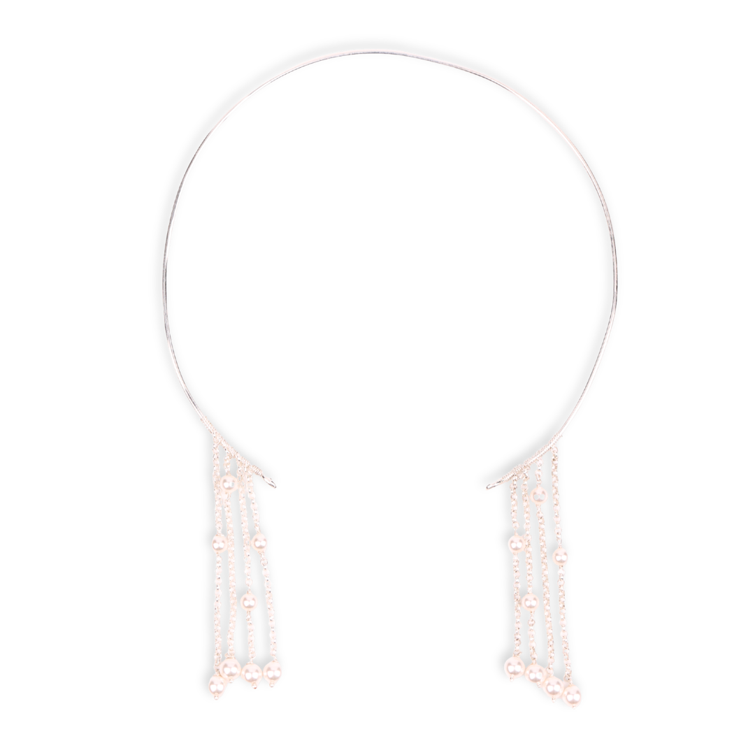 Dangling Pearl Hasli Necklace (Project Handmade)