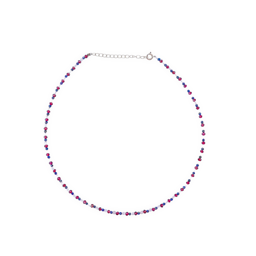 Semiprecious Multicolour Stone Necklace