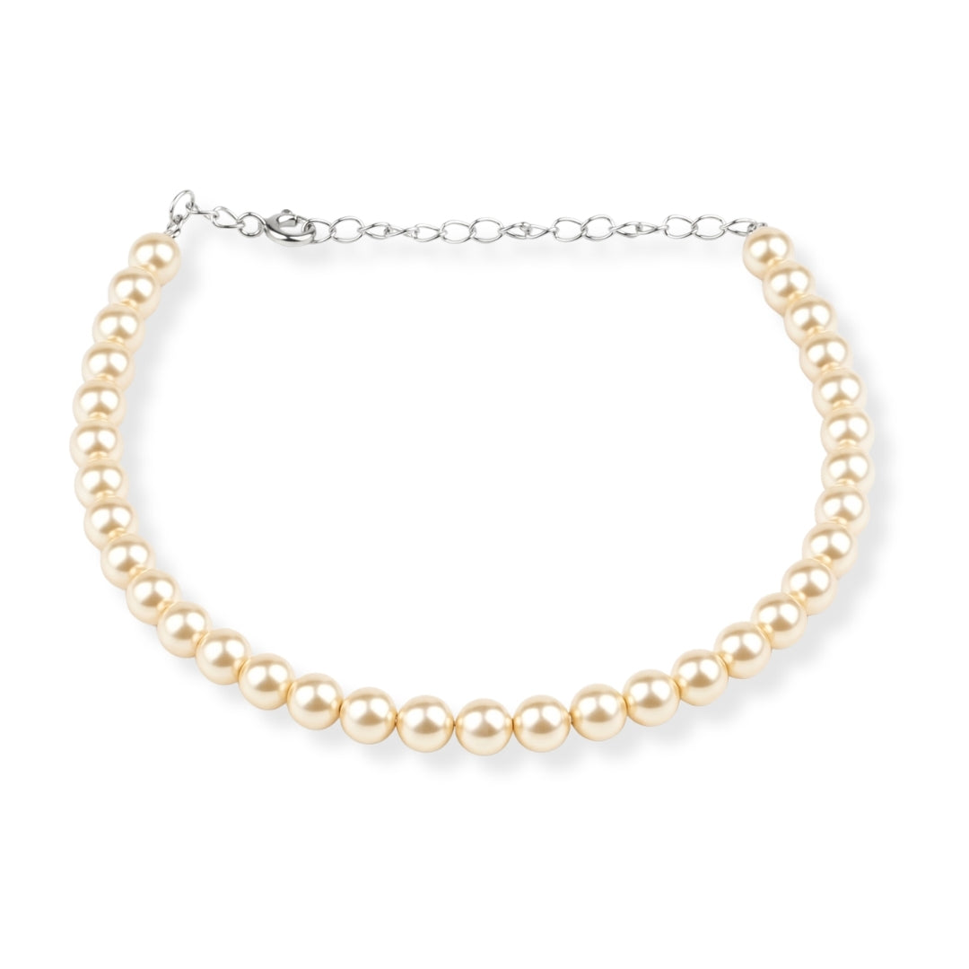 6mm Golden Pearl Anklet (Project Handmade)