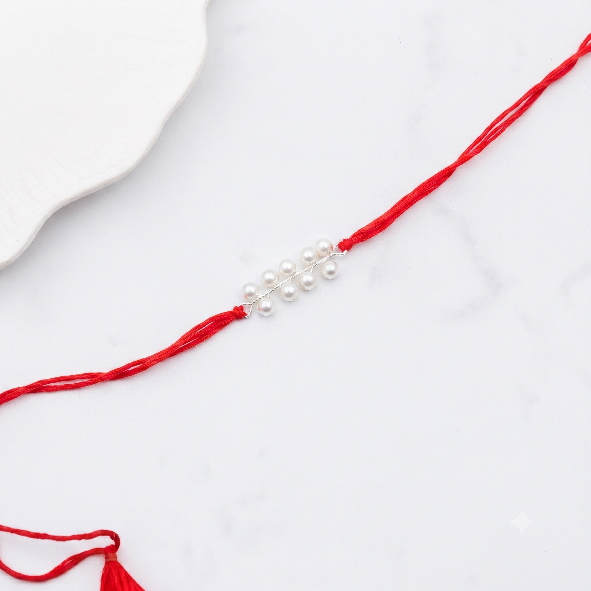 Handmade Pearl Rakhi