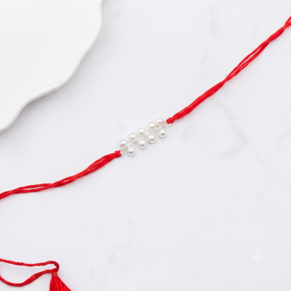 Handmade Pearl Rakhi