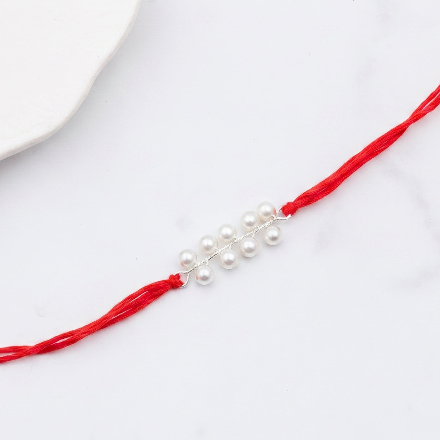Handmade Pearl Rakhi