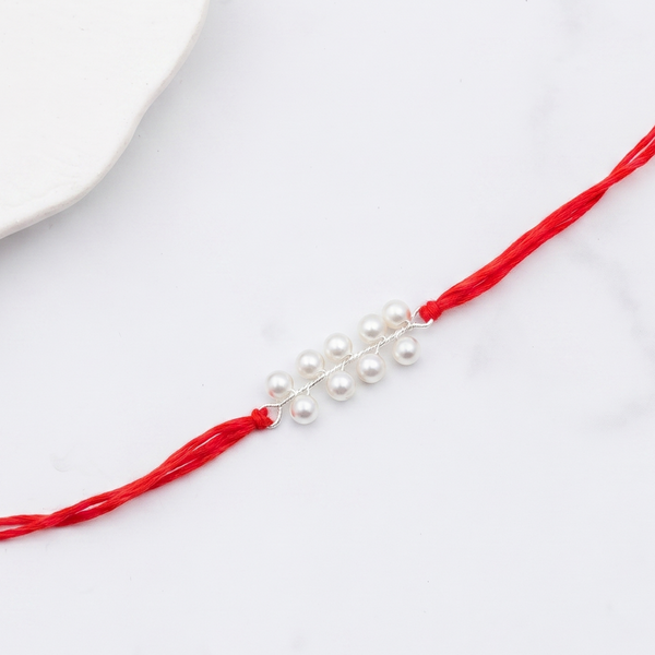 Handmade Pearl Rakhi