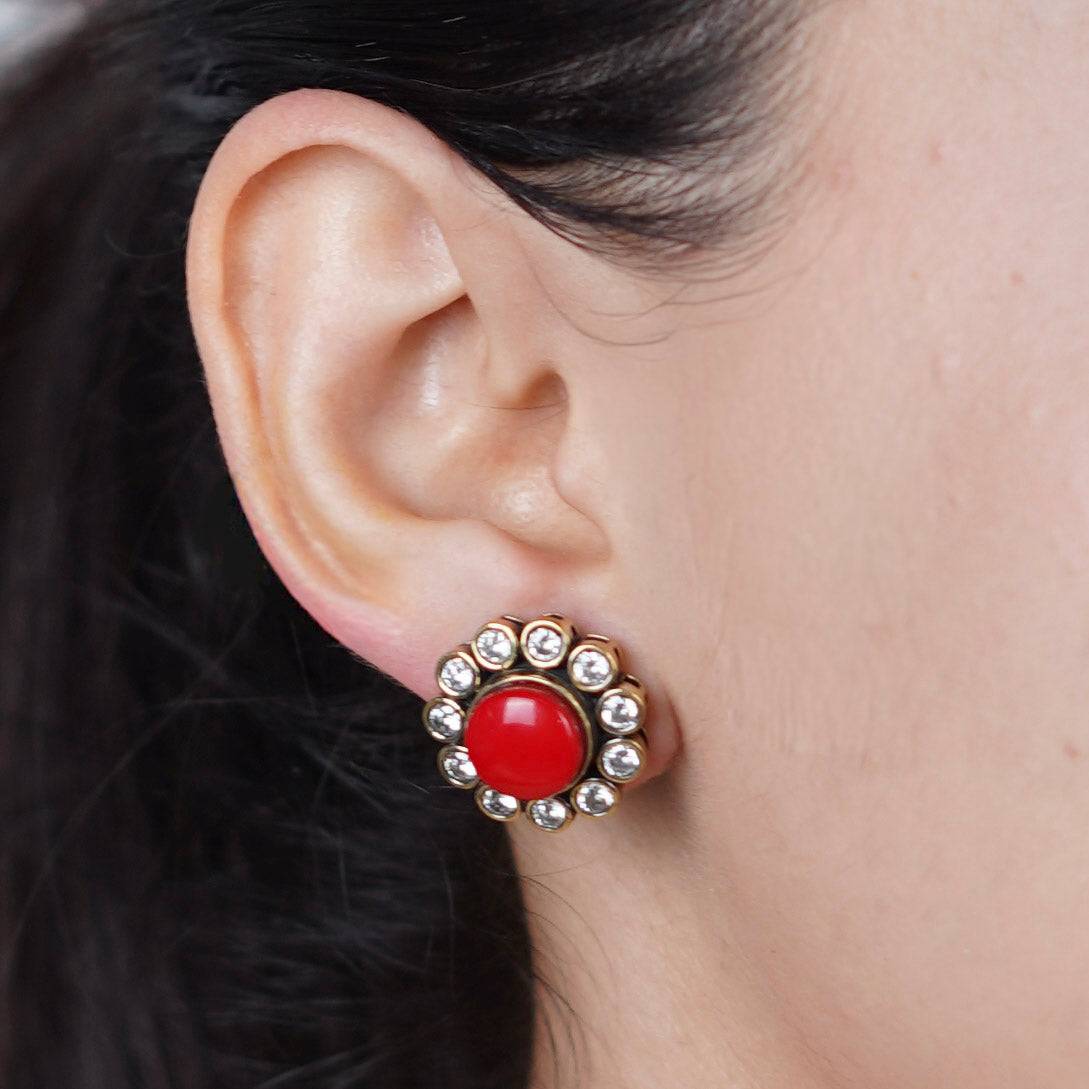 Brass Fashion Earrings