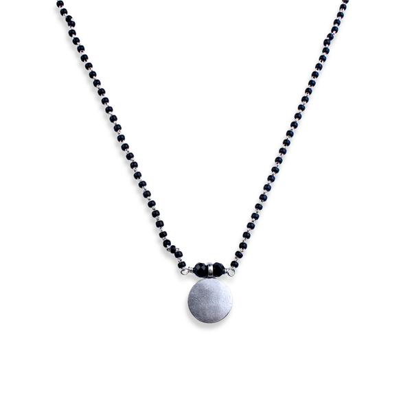 Silver Coin Mangalsutra