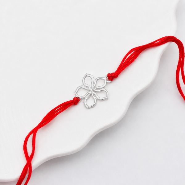 Handmade Silver Rakhi: Sadafuli