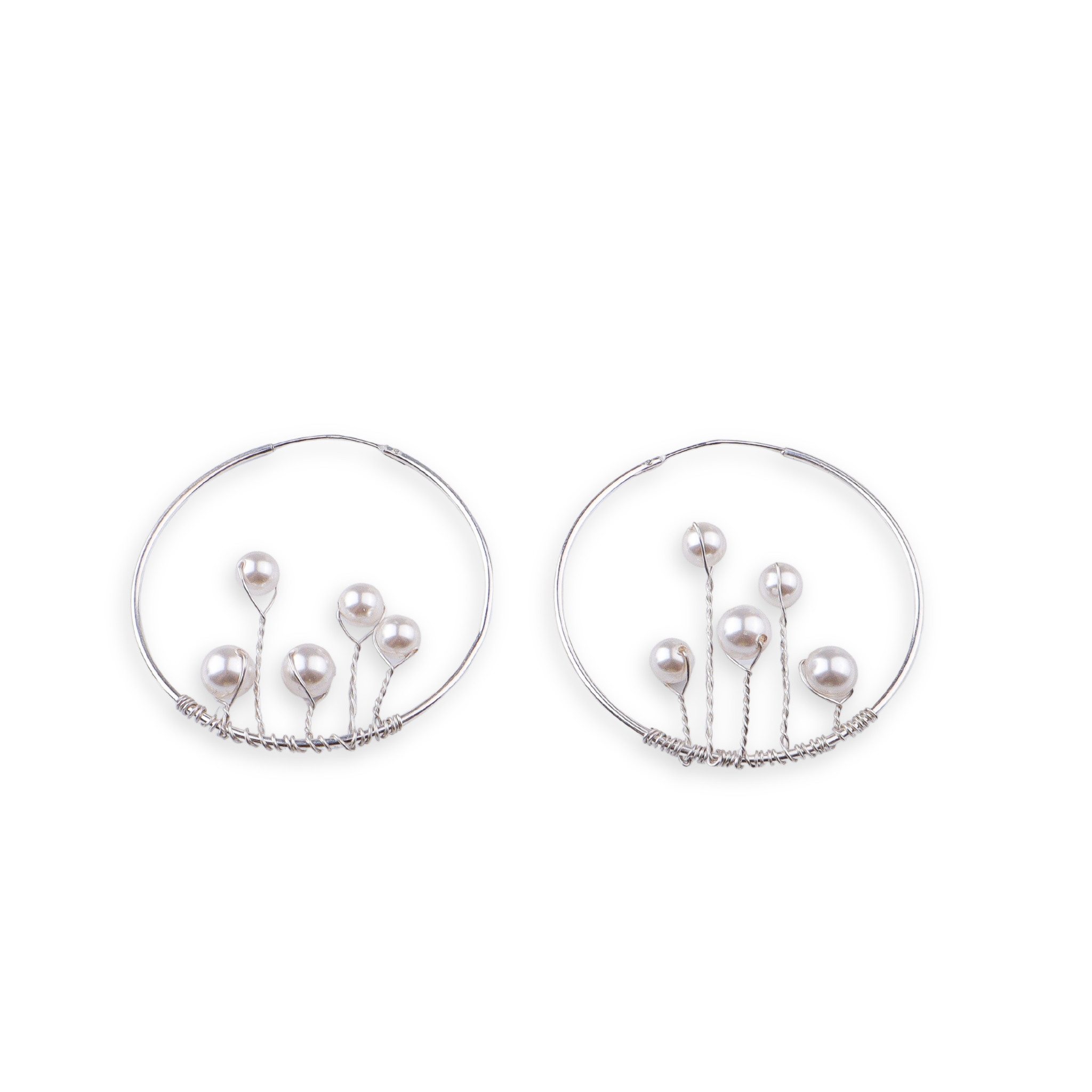 Pearl Hoops (Project Handmade)